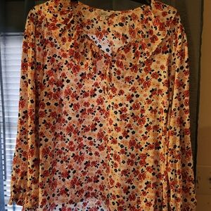 Floral Long Sleeve Blouse